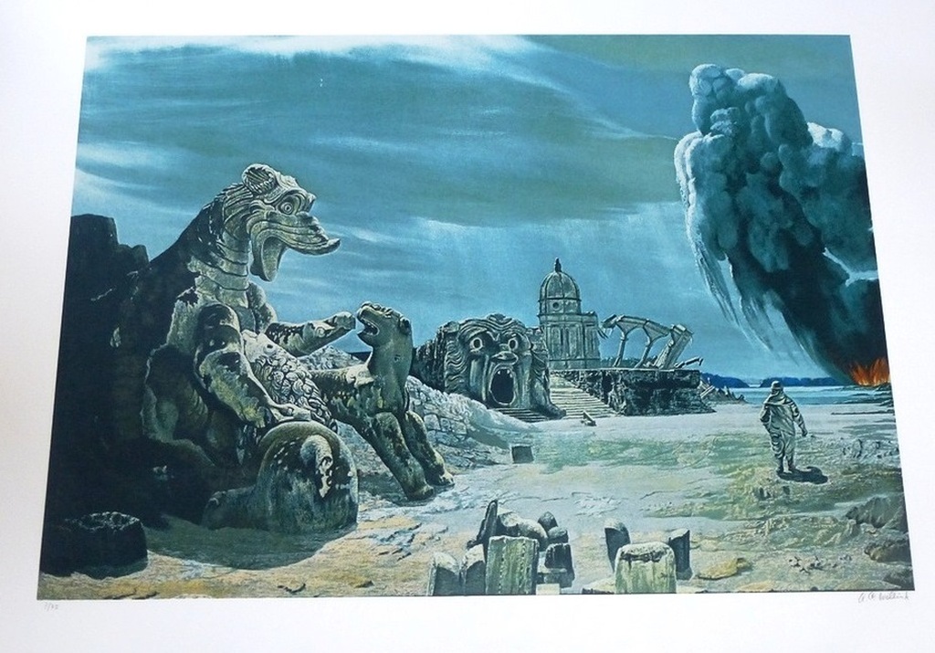 Carel Willink litho Naar de toekomst 1979 kopen? Bied vanaf 900!