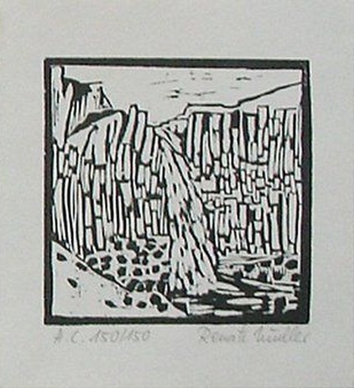 Renate Müller: Linosnede, Waterval kopen? Bied vanaf 10!