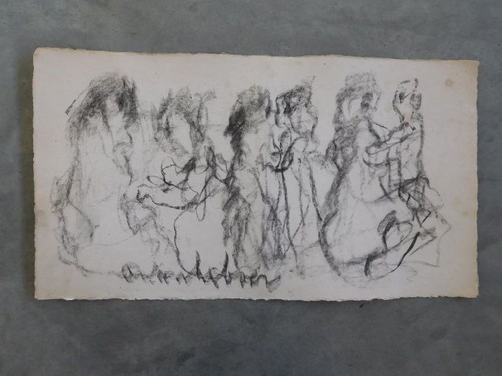 Laatste keer: Anton Heyboer - Kerstverhaal - gesigneerde houtskooltekening kopen? Bied vanaf 190!