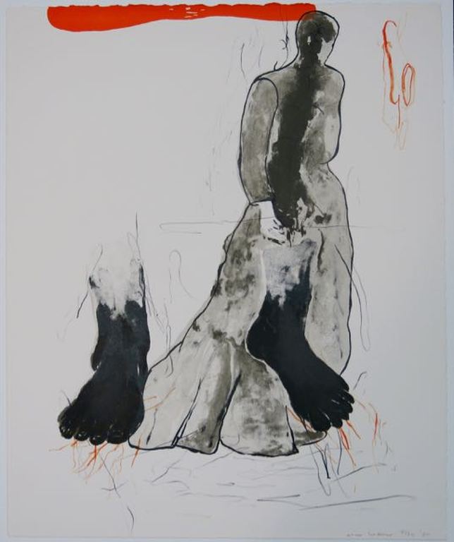 Arno Kramer: Zeefdruk, Voeten kopen? Bied vanaf 50!