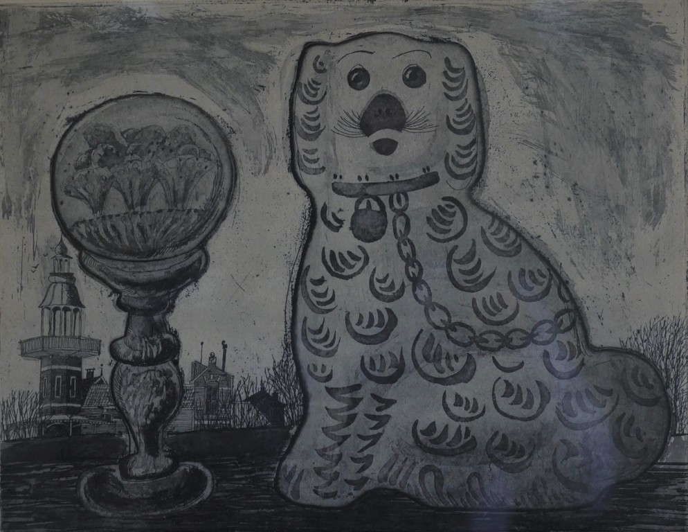 Herman Berserik,  gesigneerde ets, zonder titel kopen? Bied vanaf 45!