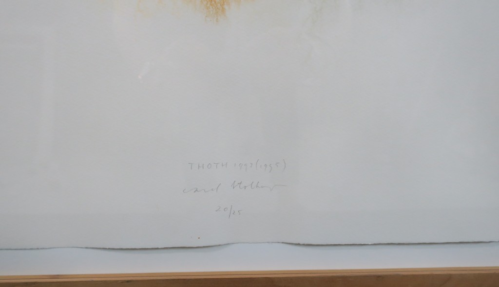 Carel Blotkamp: Houtdruk, THOTH - Ingelijst kopen? Bied vanaf 70!