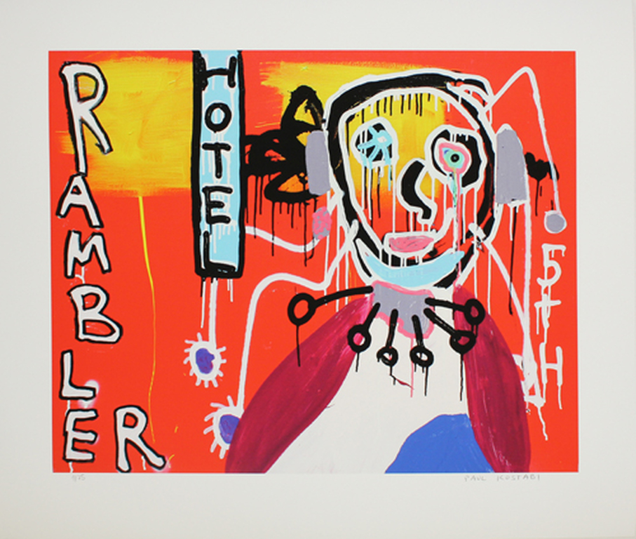 Paul Kostabi, Glicee, "AMC Hotel" verkocht voor € 35!