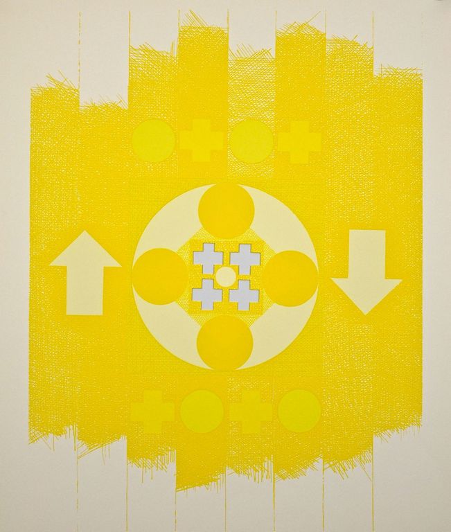 George Ortman: Zeefdruk. Zonder titel verkocht voor € 42!