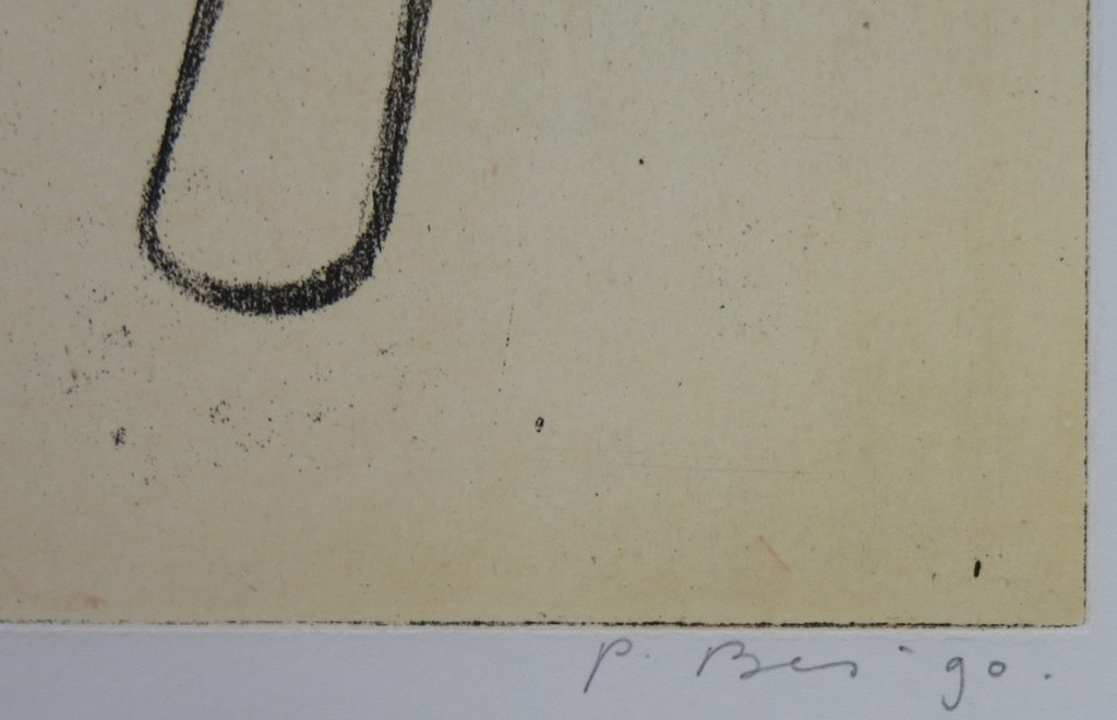 Peter Bes: Ets, Zonder titel kopen? Bied vanaf 30!