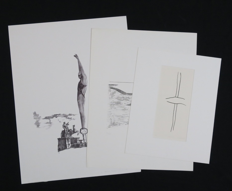 Lot met 3 werken: o.a. Tinca Veerman, Zeefdruk, Olympisch Momentum kopen? Bied vanaf 10!