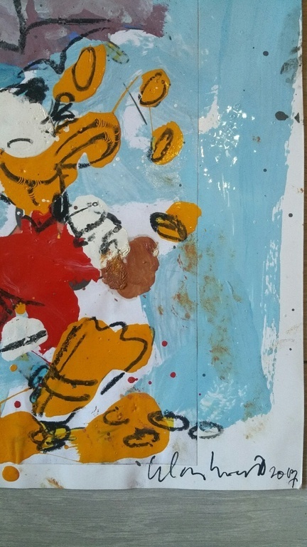 Peter Klashorst: Origineel werk, Dagobert Duck kopen? Bied vanaf 1!