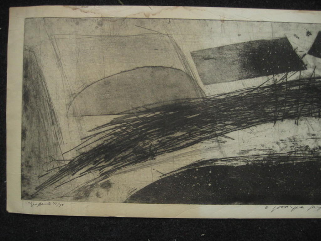 Zoltin Peeter (1942-) grote ETS eigen druk gesigneerd 1963 zeldzaam vroeg werk ! kopen? Bied vanaf 1!