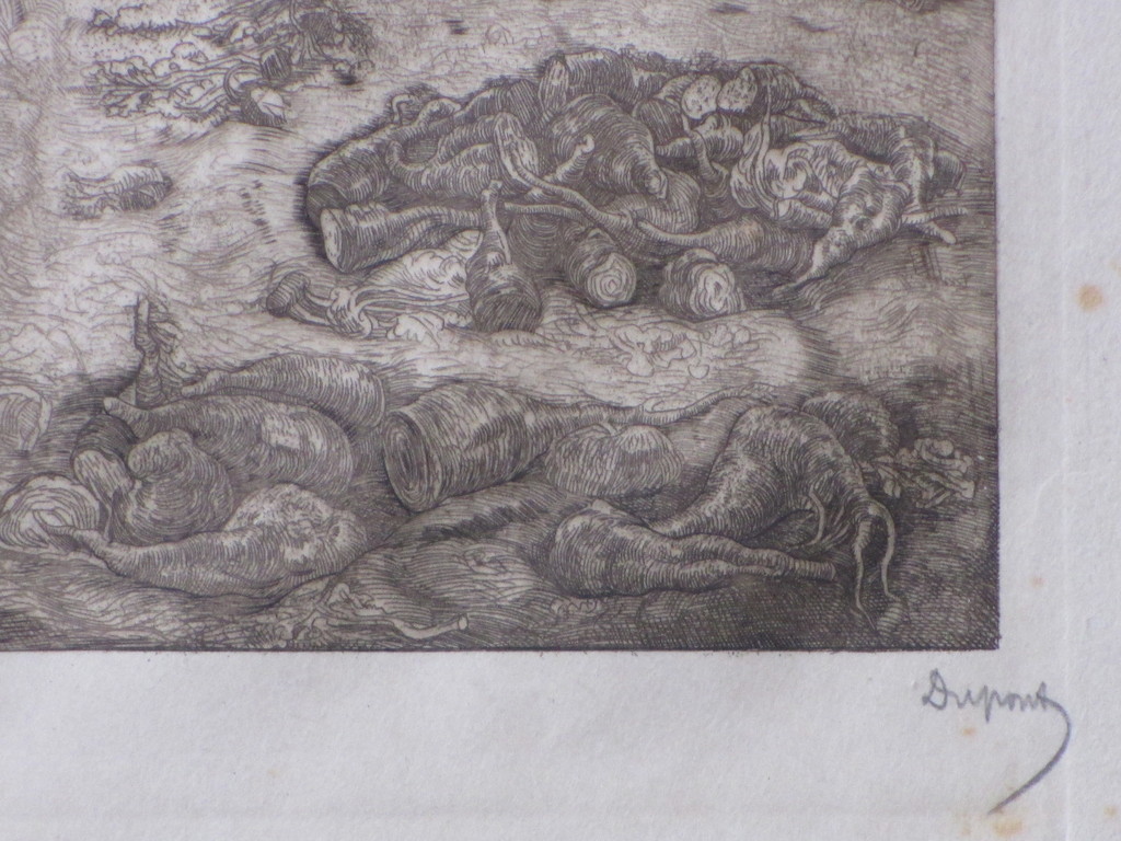 Pieter Dupont, Ploegende ossen, Ets op koper kopen? Bied vanaf 150!