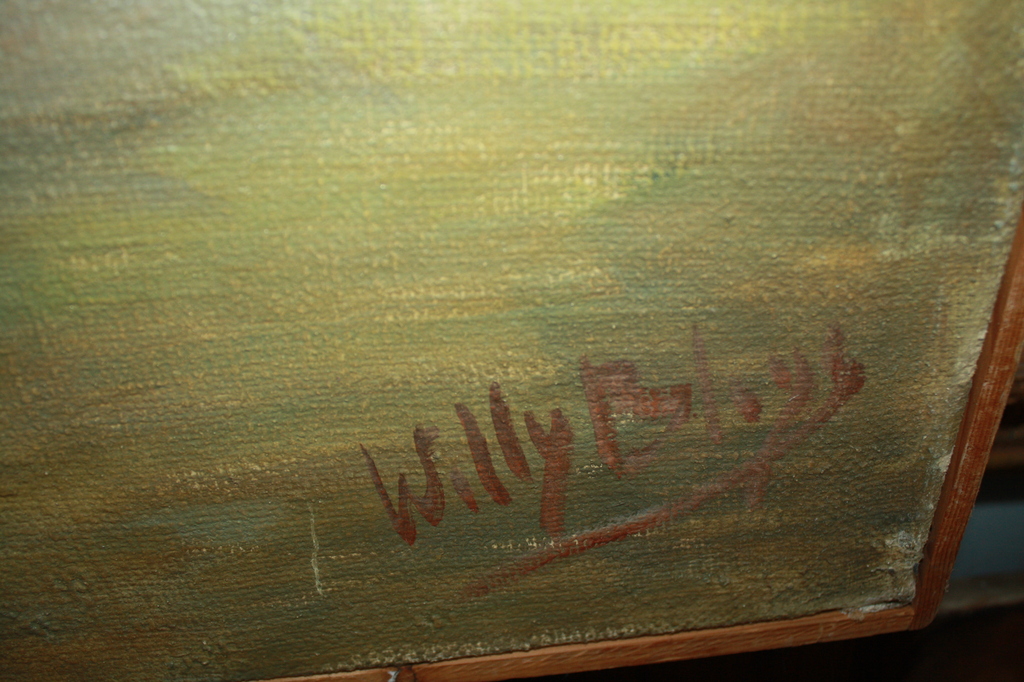 WILLY BLEIJS - TITEL STRONK - OLIEVERF GROOTFORMAAT kopen? Bied vanaf 1!