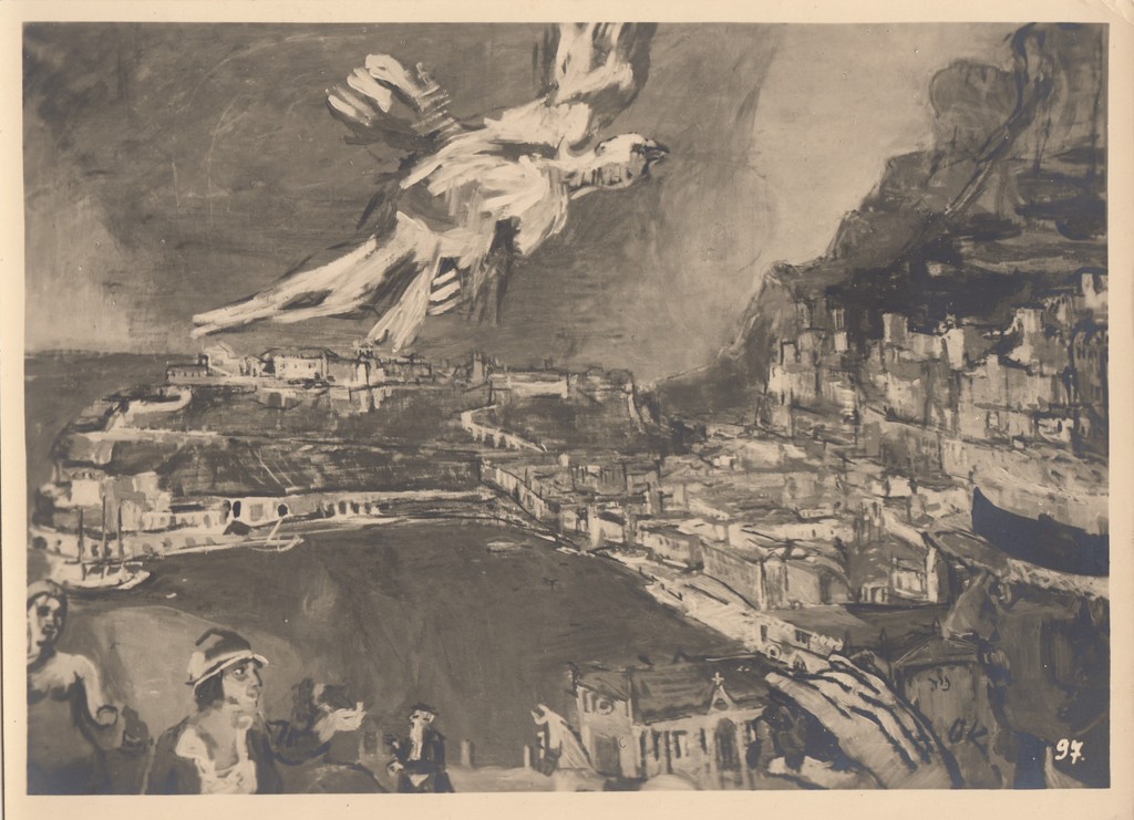 Oskar Kokoschka:Maasbode Foto, Monte carlo - D.Daniel Liege. kopen? Bied vanaf 1!