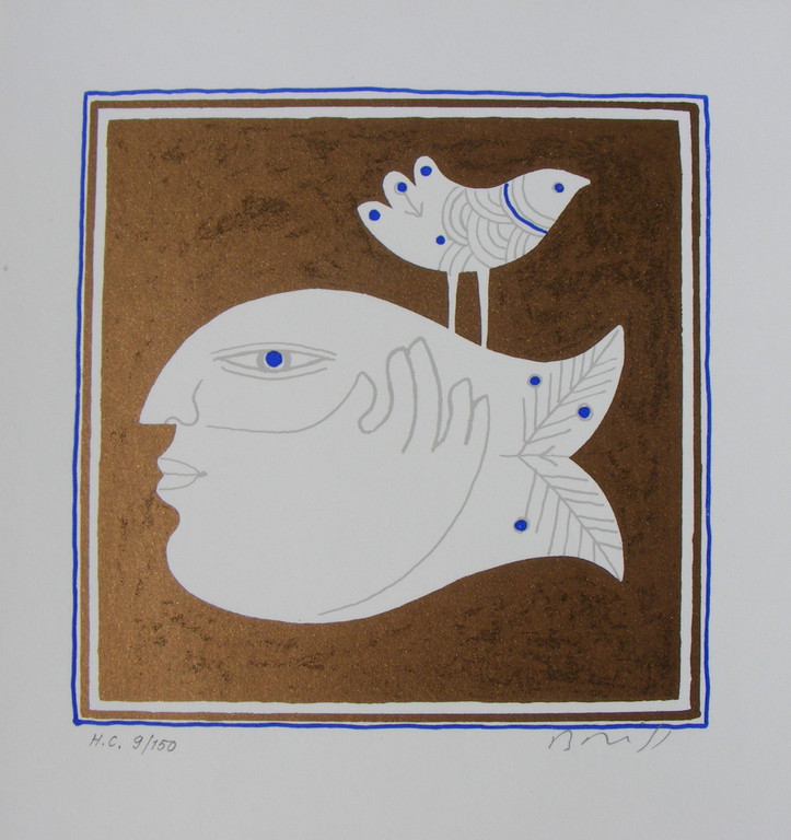 Sami Briss, lithografie, handgenummerd en gesigneerd! kopen? Bied vanaf 25!
