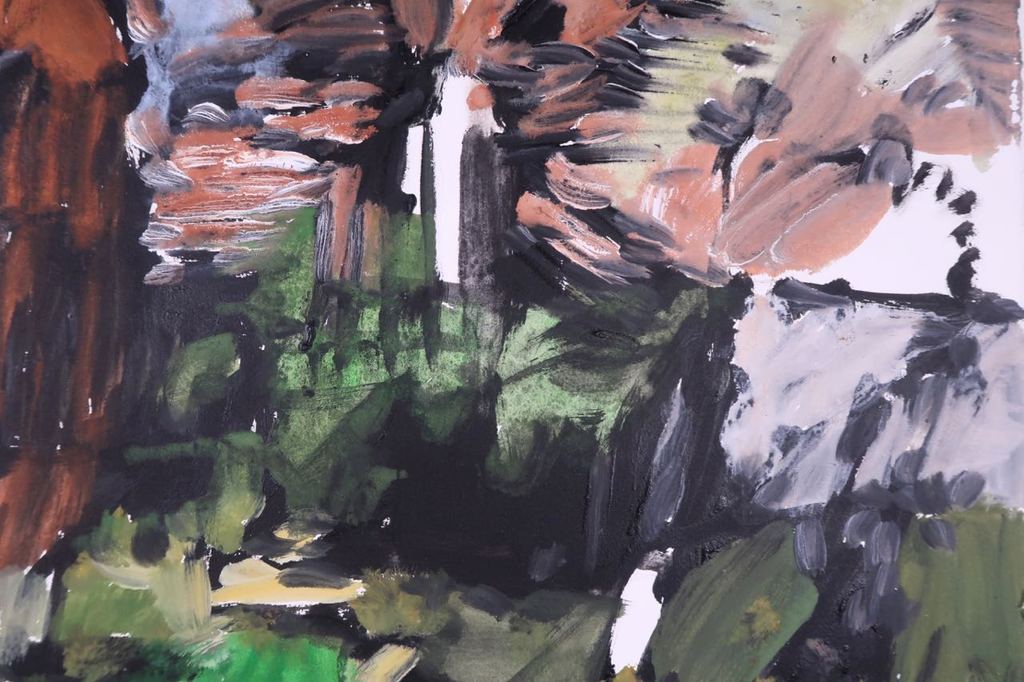 Theo Elfrink: Gouache op papier, Mehr (BRD) kopen? Bied vanaf 50!