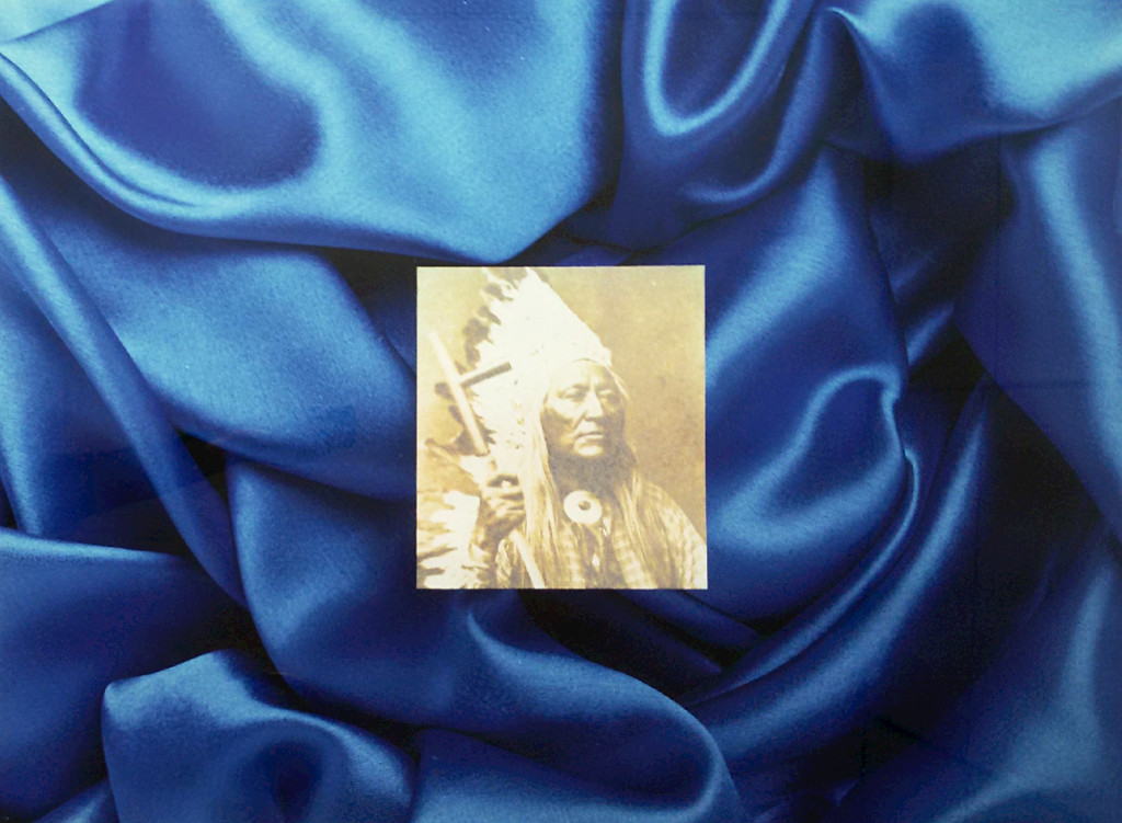 Jean Ruiter - Indian Chief, foto (mooi ingelijst, groot !) verkocht voor € 95!