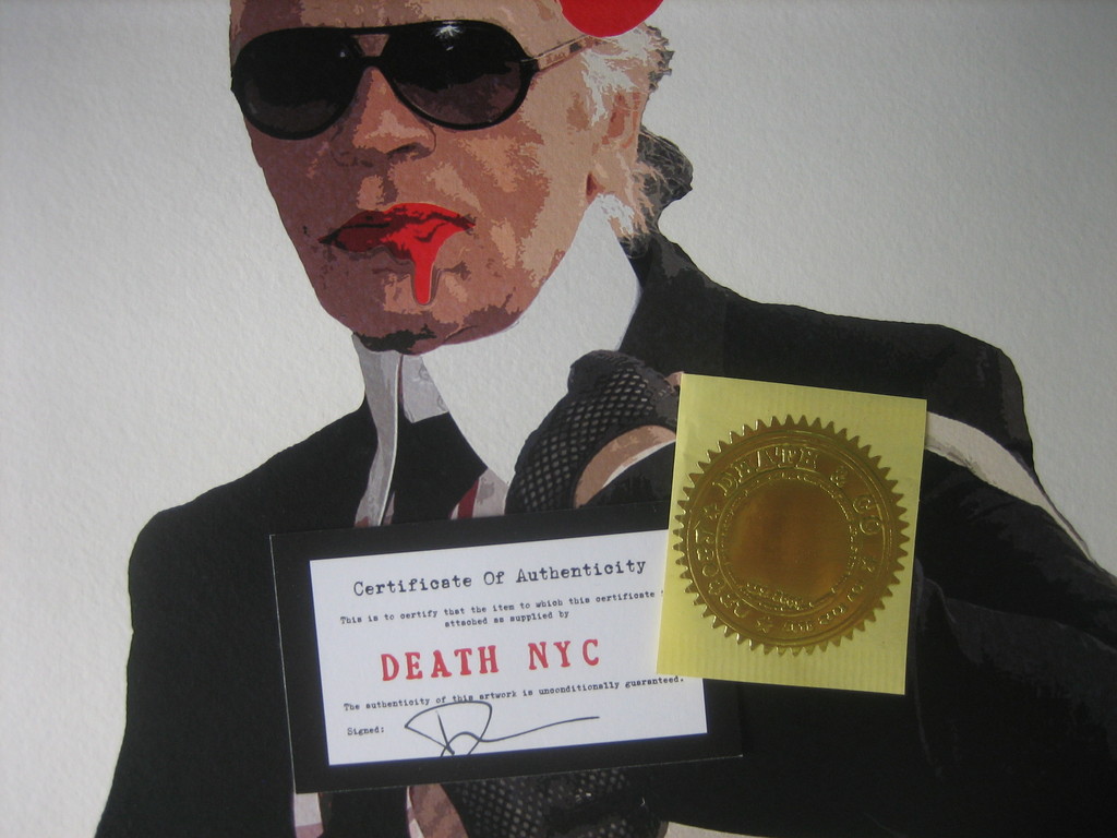 DEATH NYC Limited Art print Graffiti Signed  kopen? Bied vanaf 1!