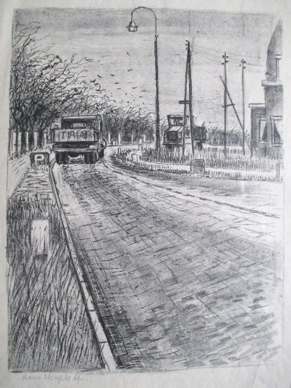 Hans Vleugels, litho kopen? Bied vanaf 15!