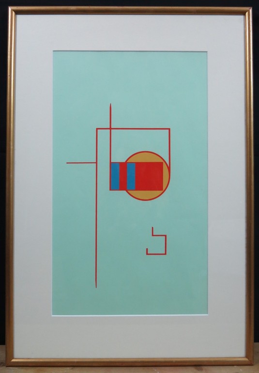 Erich Buchholz: Zeefdruk, Zonder Titel -Ingelijst kopen? Bied vanaf 70!