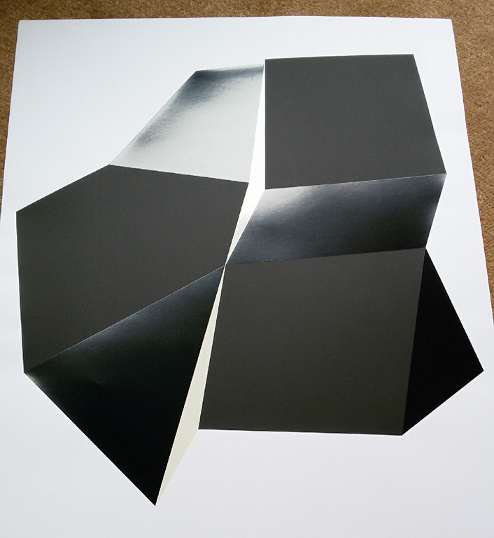 Laatste keer: Marcel Verdren - Spacio Nero no. 6, zeefdruk kopen? Bied vanaf 150!