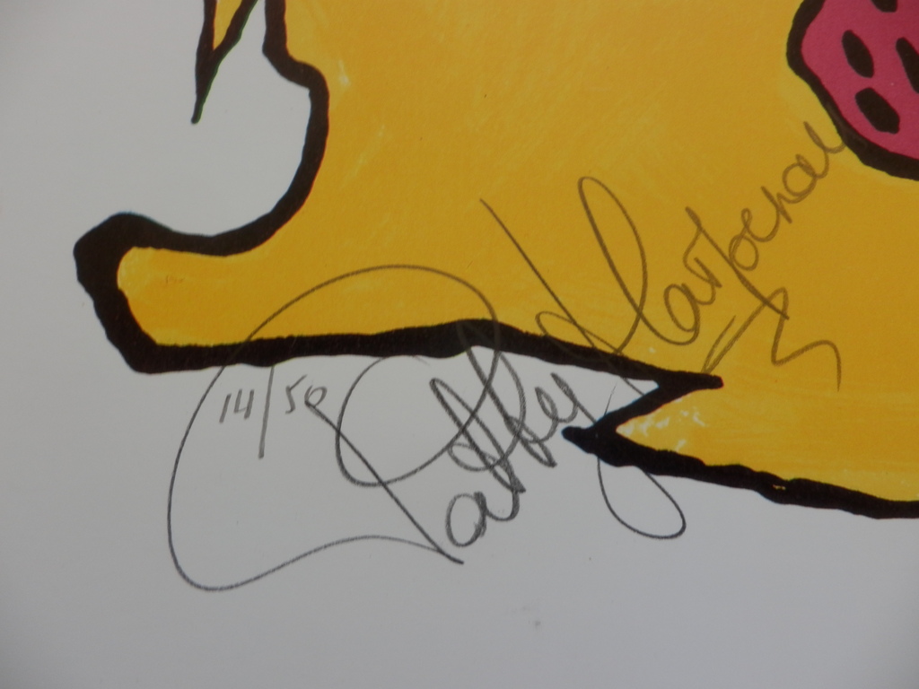 PATTY HARPENAU  Kleurenlithografie  GOT BIRDS ON MY MIND Handgesigneerd kopen? Bied vanaf 1!