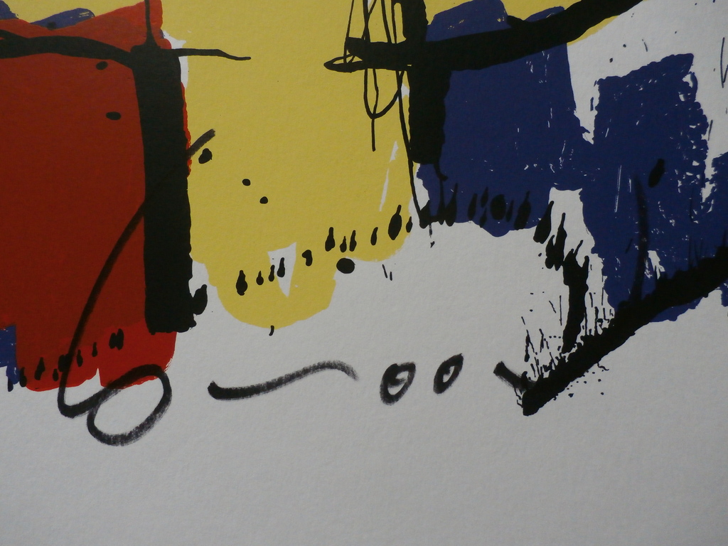 Herman Brood - zeefdruk: Brasil God kopen? Bied vanaf 110!