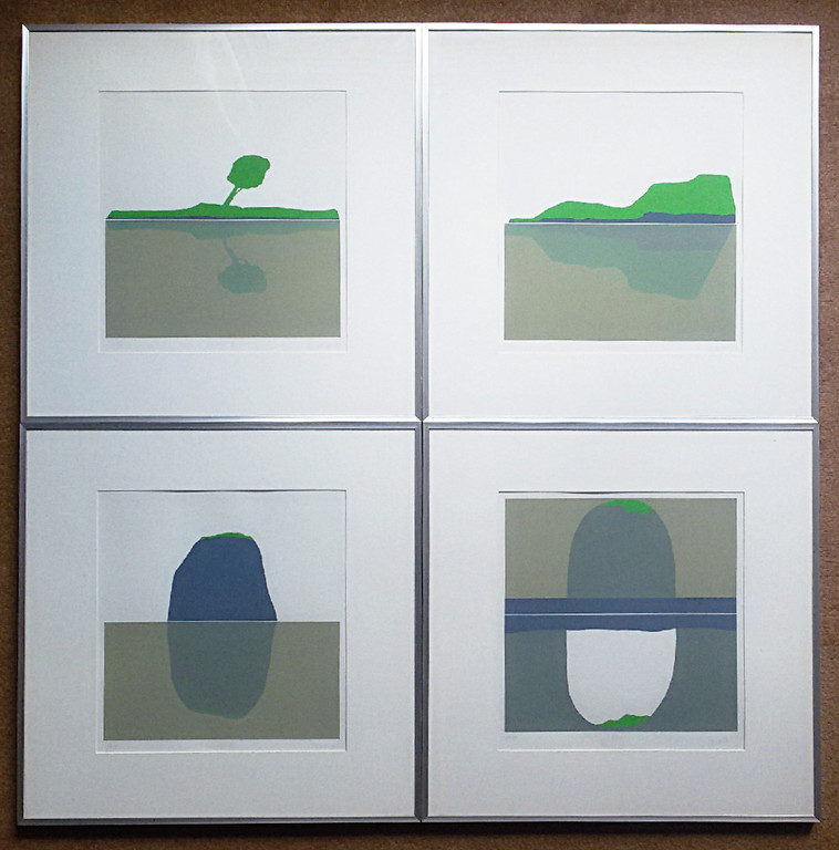 Laatste keer: Hans Landsaat - Eilanden serie, zeefdruk (ingelijst) kopen? Bied vanaf 90!