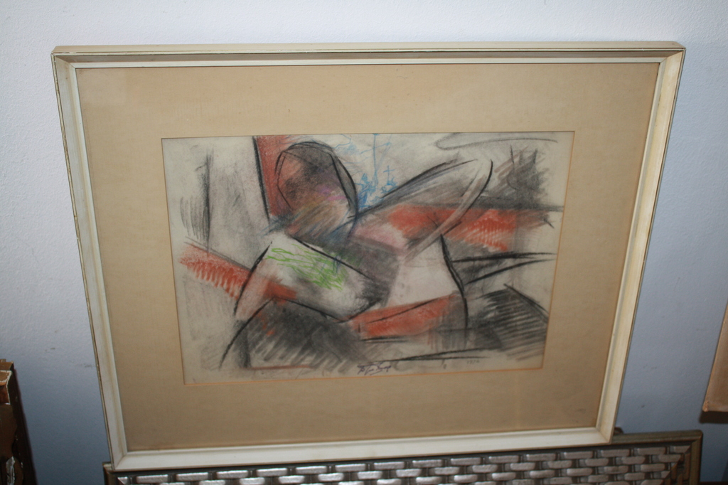 Jan douwe van der Zweep  - ABSTRACT verkocht voor € 80!