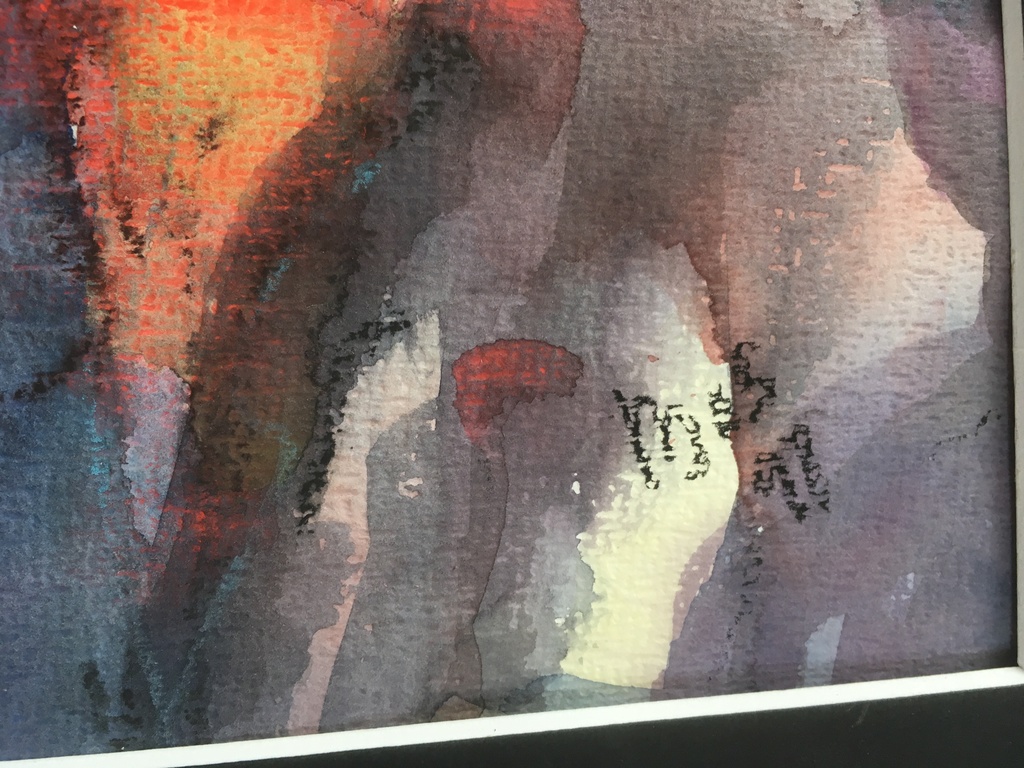 Onbekende Kunstenaar - Aquarel met krijt - Paaseiland figuren kopen? Bied vanaf 1!