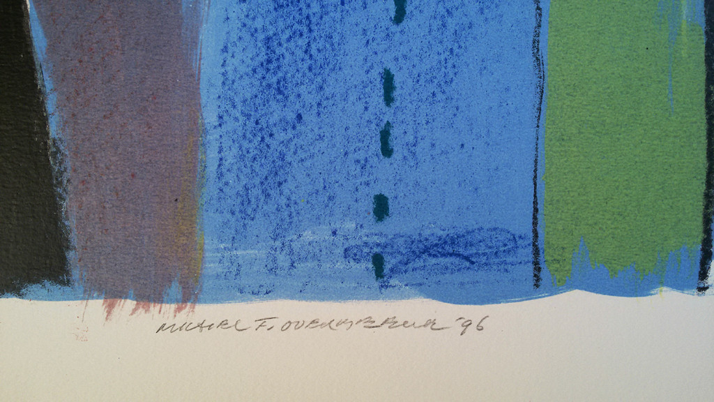 Michel van Overbeeke - Meeting point, zeefdruk kopen? Bied vanaf 50!