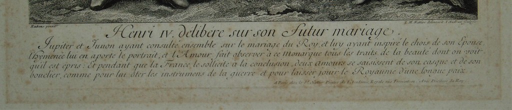 Henry IV délibéré sur son futur mariage - naar P.P Rubers - J. Audran - 1703 kopen? Bied vanaf 45!