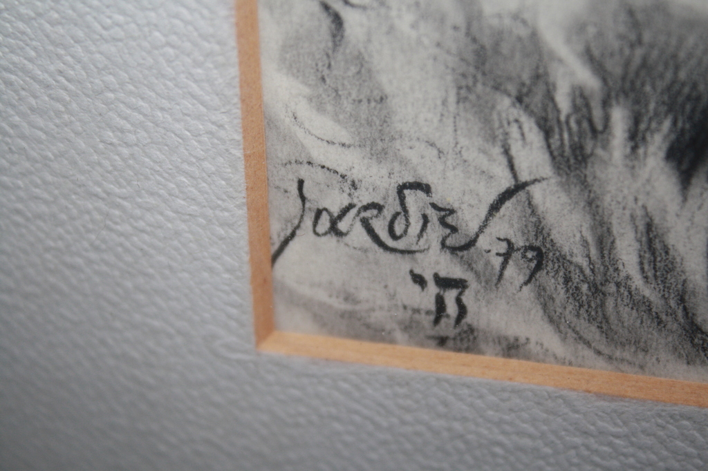 VROUWELIJK NAAKT BADEND -  tekening kopen? Bied vanaf 55!