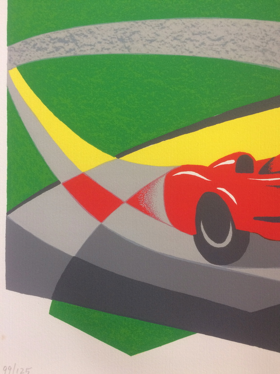 Osvaldo Perruzzi - Formula uno - lithografie kopen? Bied vanaf 30!