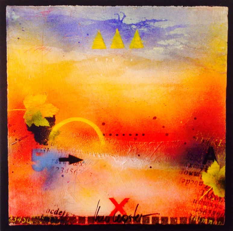 Theo koster, schilderij, blues at sunset. verkocht voor € 111!