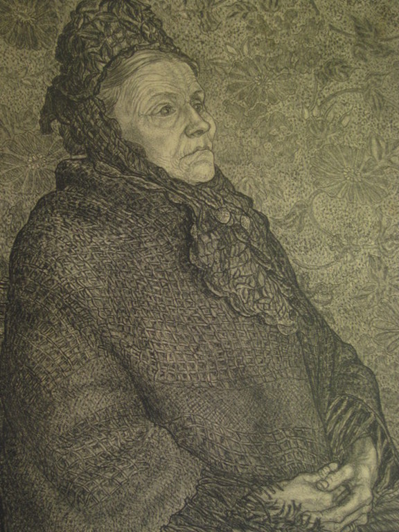 Grote zeldzame Litho Jaap Nieweg 1877-1955 "us beppe" handgesigneerd 1931  kopen? Bied vanaf 1!