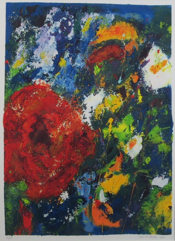 Franz Lauter: Zeefdruk, Geluk - Ingelijst (groot) kopen? Bied vanaf 50!