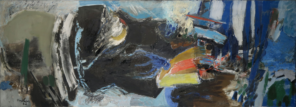 Lei Molin: Olieverf op Doek, Landschap I - Ingelijst (Groot!) kopen? Bied vanaf 1000!