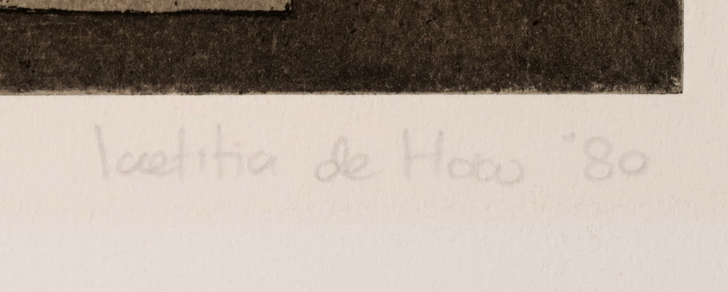 Laetitia de Haas: Ets en aquatint, Cafe in Parijs kopen? Bied vanaf 20!