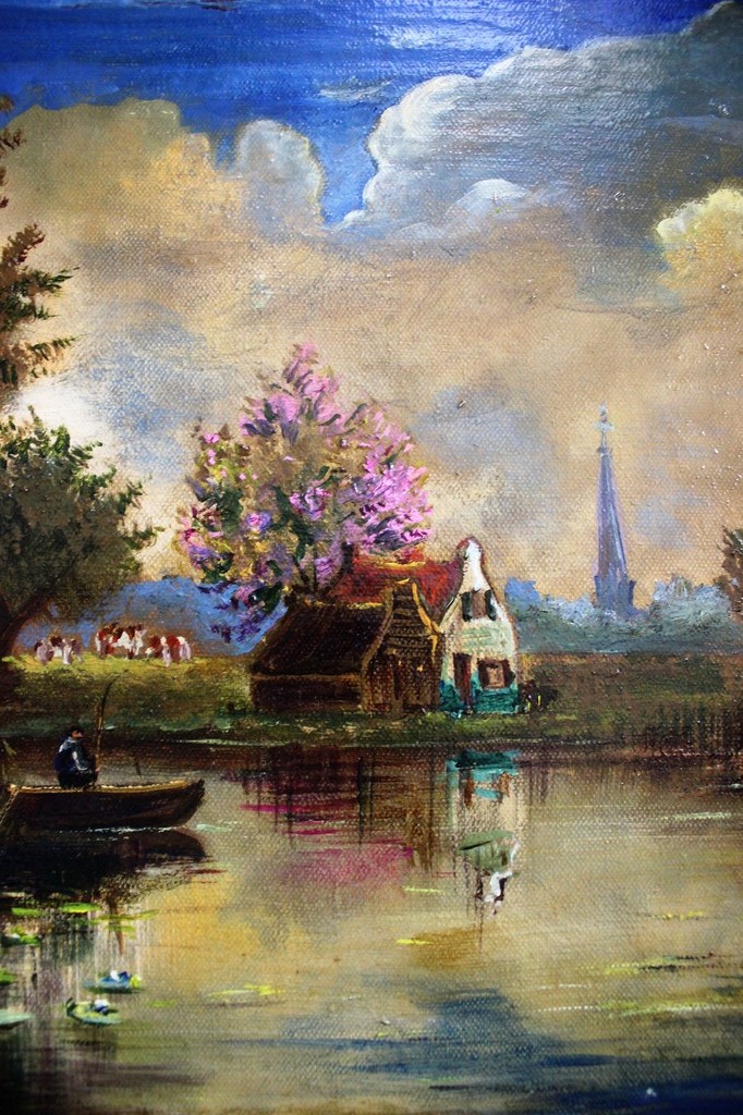 Onbekende schilder: Een meer  kopen? Bied vanaf 35!