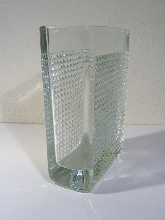 Frantisek Vizner - Geometrische vaas 1964 - SKLO Union - Glaskunst Tsjechië kopen? Bied vanaf 1!