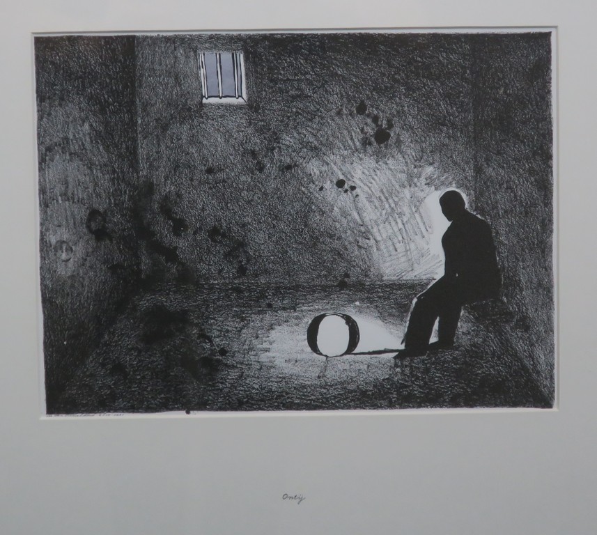 Monique Van Dusseldorp: Litho, Ontij - Ingelijst kopen? Bied vanaf 35!