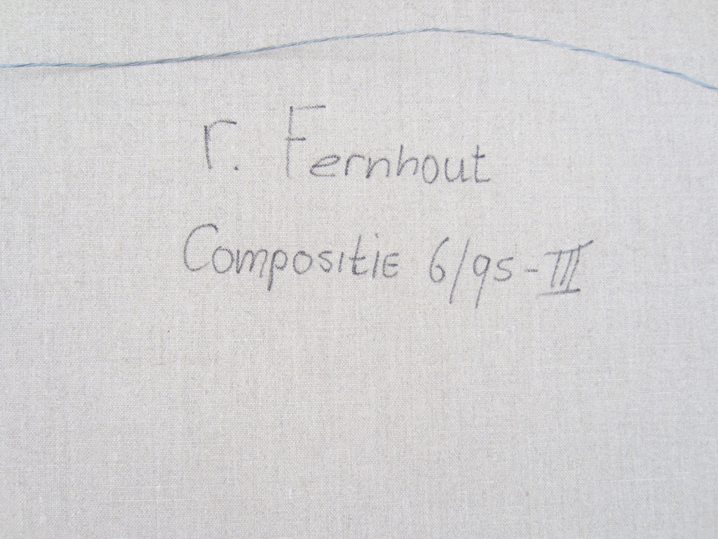 Rik Fernhout (1959) - Olieverf en materie op doek - gesigneerd - 1995 kopen? Bied vanaf 1!