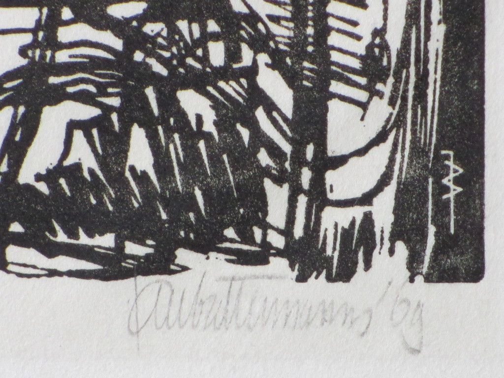 Jan Battermann - Jan Battermann, Het Atelier, Kleurenlinogravure kopen? Bied vanaf 1!