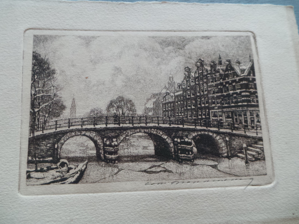 Cornelis Brandenburg. Ets. Leidschegracht kopen? Bied vanaf 55!