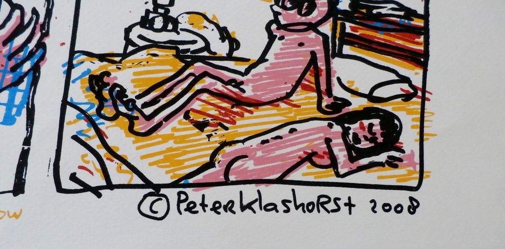 Peter Klashorst - zeefdruk: Deep Thoughts - 2008 kopen? Bied vanaf 1!