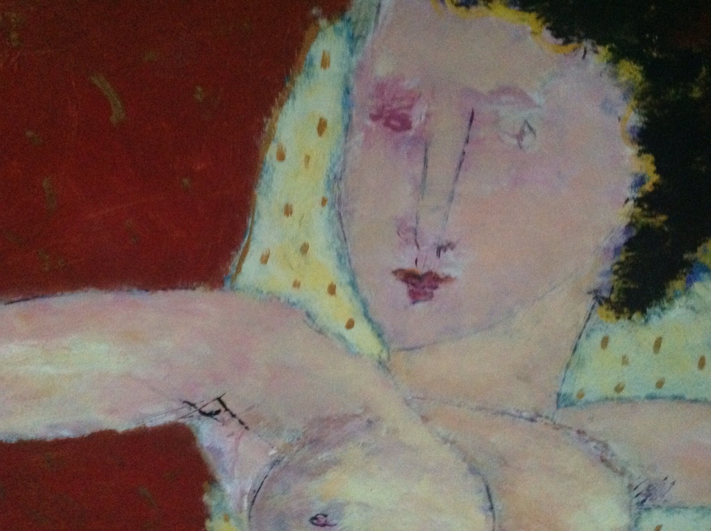 Lita van Engelenhoven, schilderij op doek, naakt 1991 groot 70 x 100 kopen? Bied vanaf 125!