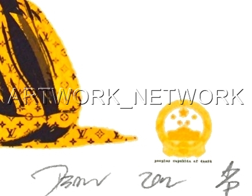 DEATH NYC "Dog" Yellow - n° A/P - Signed with COA (Edition Artist Proof) kopen? Bied vanaf 1!