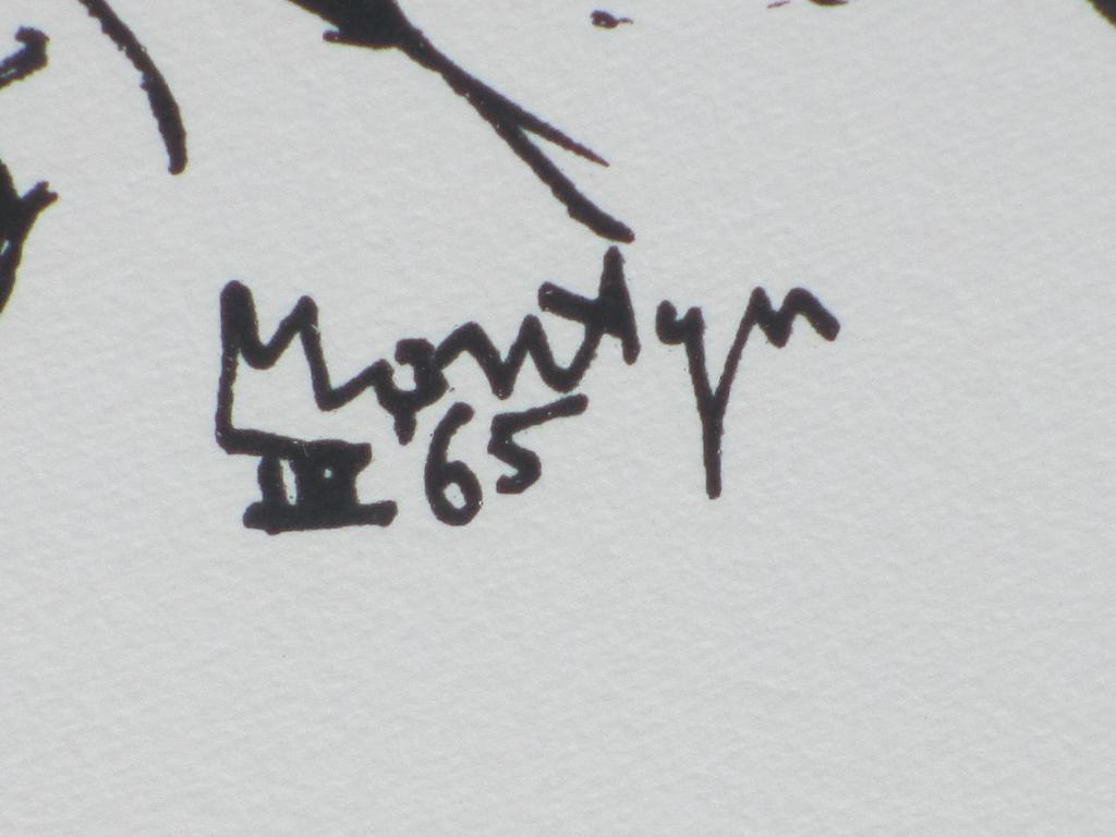 Jan Montyn, Oorlogsprotest, Kleurenlitho kopen? Bied vanaf 75!