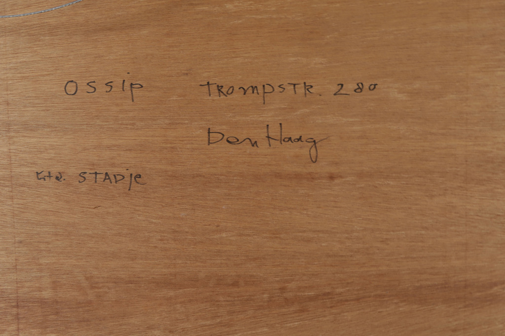 Ossip: Gemengde techniek; Foto op paneel, Stadje (Groot) kopen? Bied vanaf 100!