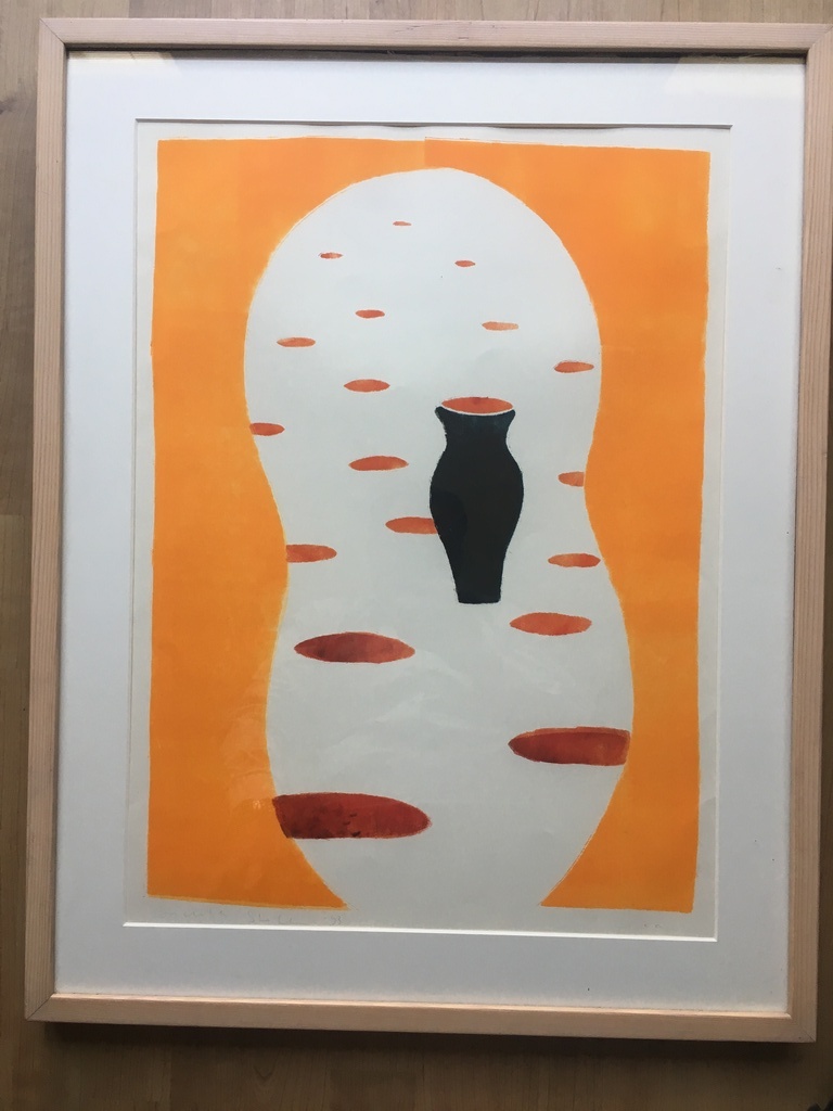 Judith Stolker - "Kan in Oranje" 1993, gesigneerde druk (e.a.) in passe partout (70x55cm) kopen? Bied vanaf 1!