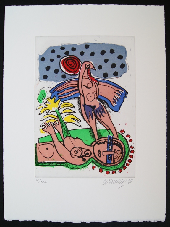 Corneille kleurenets met aquatint uit 1998. kopen? Bied vanaf 150!