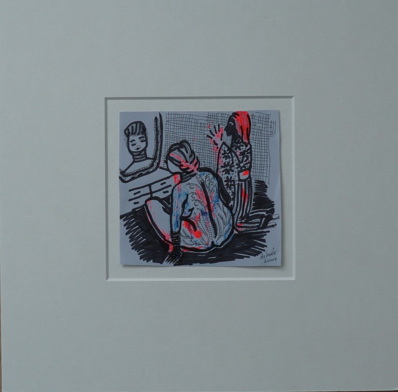 Aimee Crince Le Roy - gesigneerde tekening - 2001 kopen? Bied vanaf 18!